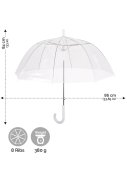 Perletti paraplu Wit - koepelparaplu 2