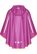 Playshoes kinderregenponcho Paars/Roze - Pack it 3