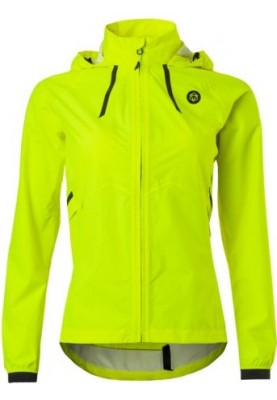 Neon geel compact dames regenjas Commuter jacket Hi-vis van Agu