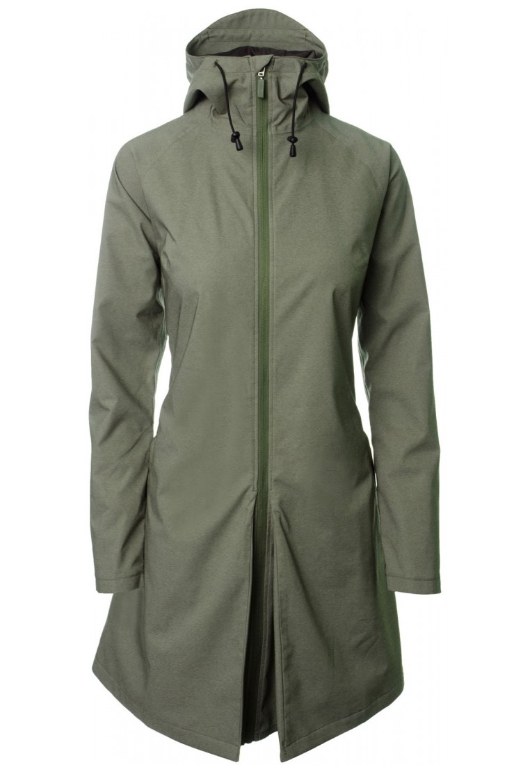 Olive dames regenjas Seq van Agu Regenjassen Dames Regenkleding