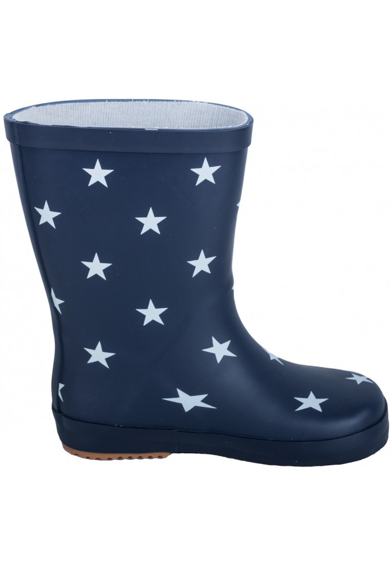 Donkerblauw met sterren kinder regenlaars van BMS Donkerblauw met sterren kinder regenlaars van BMS (Maat 33