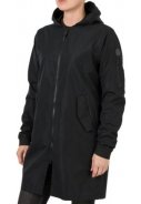 Zwarte Urban outdoor dames regenjas Bomber jacket van Agu 3