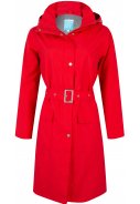 Rode dames regenjas (Long Coat) Rosa van Happy Rainy Days 1