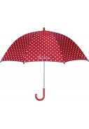 Playshoes kinder paraplu rood met stippen 1