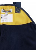 Gele fleece gevoerde regenbroek / tuinbroek van Playshoes 2