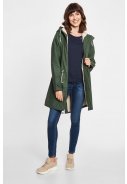Olive Friese Tidaholm parka met off white teddy voering van Derbe 3