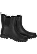 Zwarte damesregenlaars Chelsea Rubber Rain Boots van XQ 