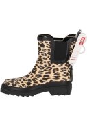 Luipaard print damesregenlaars Chelsea Rubber Rain Boots van XQ