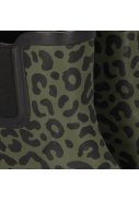 Groene Luipaard print damesregenlaars Chelsea Rubber Rain Boots van XQ