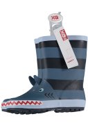 Blauwe 3d Haai design regenlaars van XQ Footwear