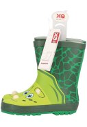 Grüne 3D Dino-Design-Regenstiefel von XQ Footwear