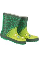 Grüne 3D Dino-Design-Regenstiefel von XQ Footwear