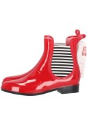 Rode Chelsea enkel regenlaarzen van XQ Footwear