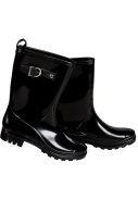 Zwarte PVC dames regenlaars van XQ Footwear