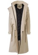 AGU damesregenjas Beige - Trenchcoat 8