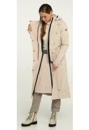 AGU damesregenjas Beige - Trenchcoat 4