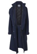 AGU damesregenjas Blauw - Trenchcoat 2