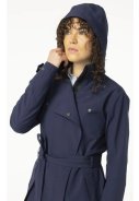 AGU damesregenjas Blauw - Trenchcoat 7
