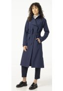 AGU damesregenjas Blauw - Trenchcoat 9