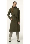 AGU damesregenjas Groen - Trenchcoat 2