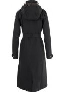 AGU damesregenjas Zwart - Trenchcoat 2