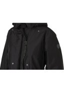 AGU damesregenjas Zwart - Trenchcoat puff 3