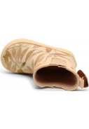 Bisgaard kinderregenlaarzen Beige - Beige Leaves 2