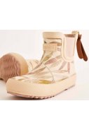 Bisgaard kinderregenlaarzen Beige - Beige Leaves 5