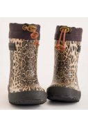 Bisgaard kinderregenlaarzen Beige/Bruin - Leopard 4