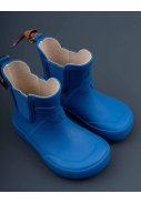 Bisgaard kinderregenlaarzen Blauw - Barefoot rubber 2