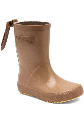 Bisgaard kinderregenlaarzen - Brown Glitter