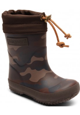 Bisgaard kinderregenlaarzen Bruin/Groen - Army