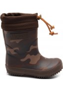Bisgaard kinderregenlaarzen Bruin/Groen - Army 2
