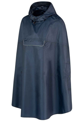 Bjornson regenponcho Blauw - Haps