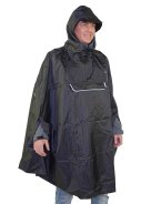 Bjornson regenponcho Zwart - Haps 7