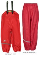 CeLaVi kinderregenpak Rood - Basic 5