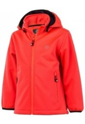 Color Kids kinderregenjas Rood/Roze - Shoftshell