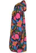 Danefæ damesregenjas Blauw/Geel/Groen/Roze - Danedith 4