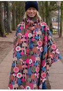 Danefæ damesregenponcho Blauw - Danebodil 8
