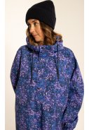 Danefæ damesregenponcho Blauw - Danedream Drops 4