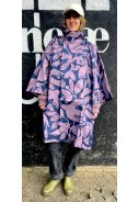 Danefæ damesregenponcho Blauw - Danepackit 2