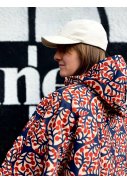 Danefæ damesregenponcho Blauw - Danepackit 5