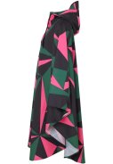 Danefæ damesregenponcho Groen/Roze/Zwart - Danebodil 3