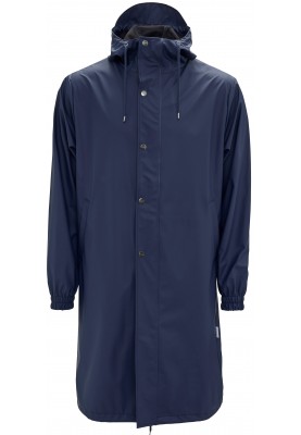 Donkerblauwe regenjas Fishtail Parka van Rains