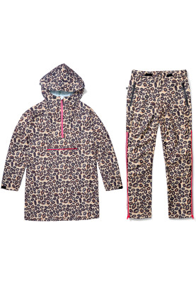 Dripp Rainwear damesregenpak - Leopard Kiss