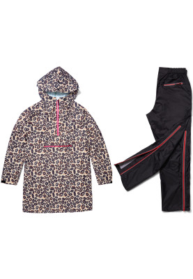 Dripp Rainwear damesregenpak - Leopard Kiss
