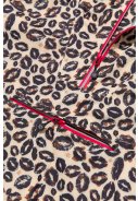 Dripp Rainwear damesregenponcho Beige/Bruin - Leopard Kiss 2