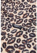 Dripp Rainwear damesregenponcho Beige/Bruin - Leopard Kiss 6