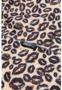 Dripp Rainwear damesregenponcho Beige/Bruin - Leopard Kiss 5