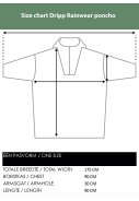 Dripp Rainwear damesregenponcho Grijs - Camo Grey 12